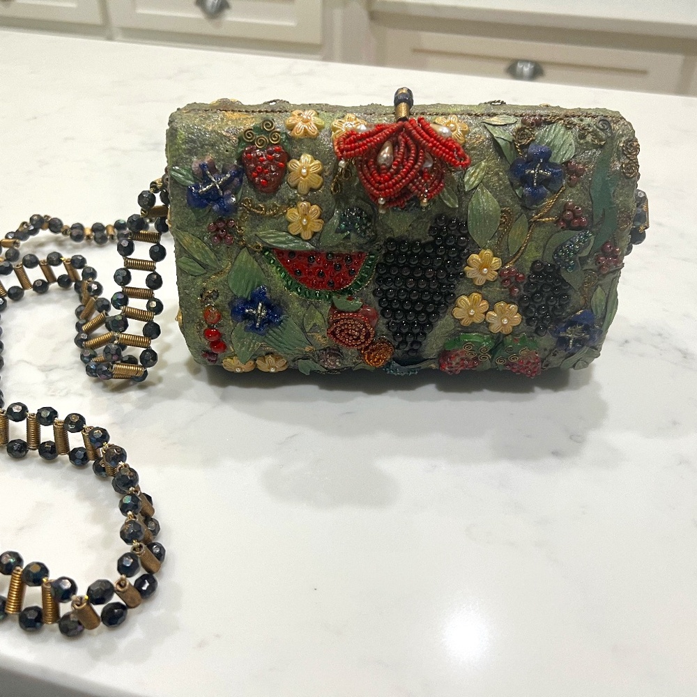 Mary Frances Beaded Handbag Crossbody